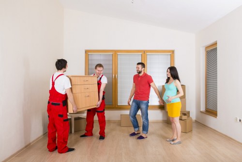 Helping with flat move loading in Addiscombe
