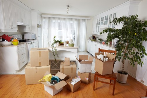 Commercial moving team planning a business relocation in Addiscombe