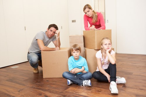 Professional movers handling a family home relocation in Addiscombe